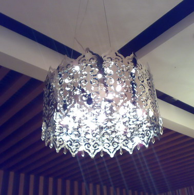 Stainless Iron with Crystal Pendant (MD5301XL)