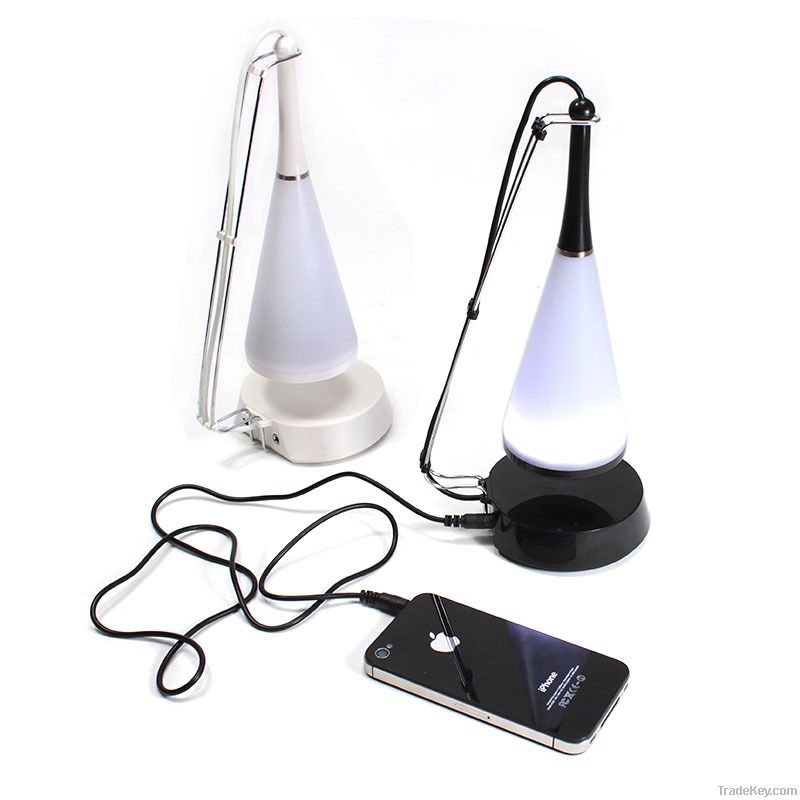 Touch Sensor rechargeable LED Lamp with Speaker