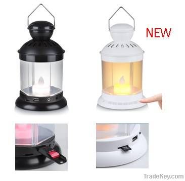 Speaker Lantern with Touch Sensor Double Color Lights