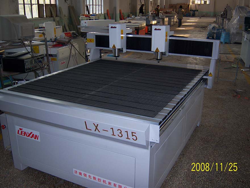 CNC Router LX1315 with Double Heads.