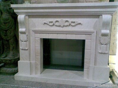 fireplace, marble