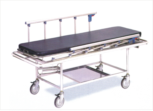 Stainless-steel Stretcher with Four castors