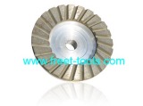 Diamond Turbo cup wheel with aluminum core