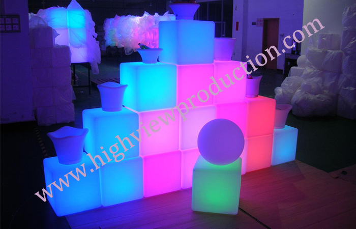 lighting LED cube