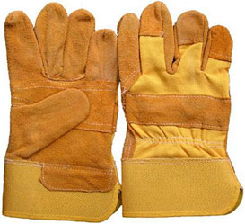 Yellow working glove