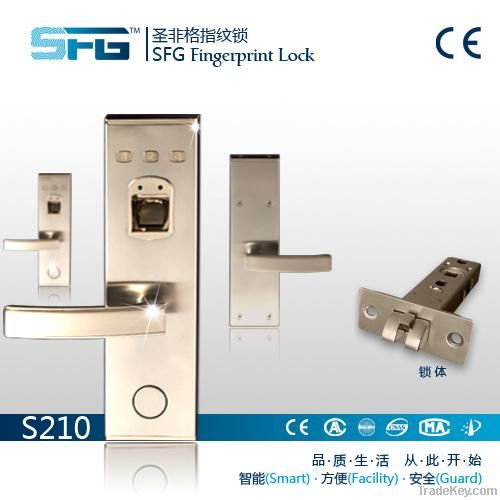 S210 fingerprint door lock