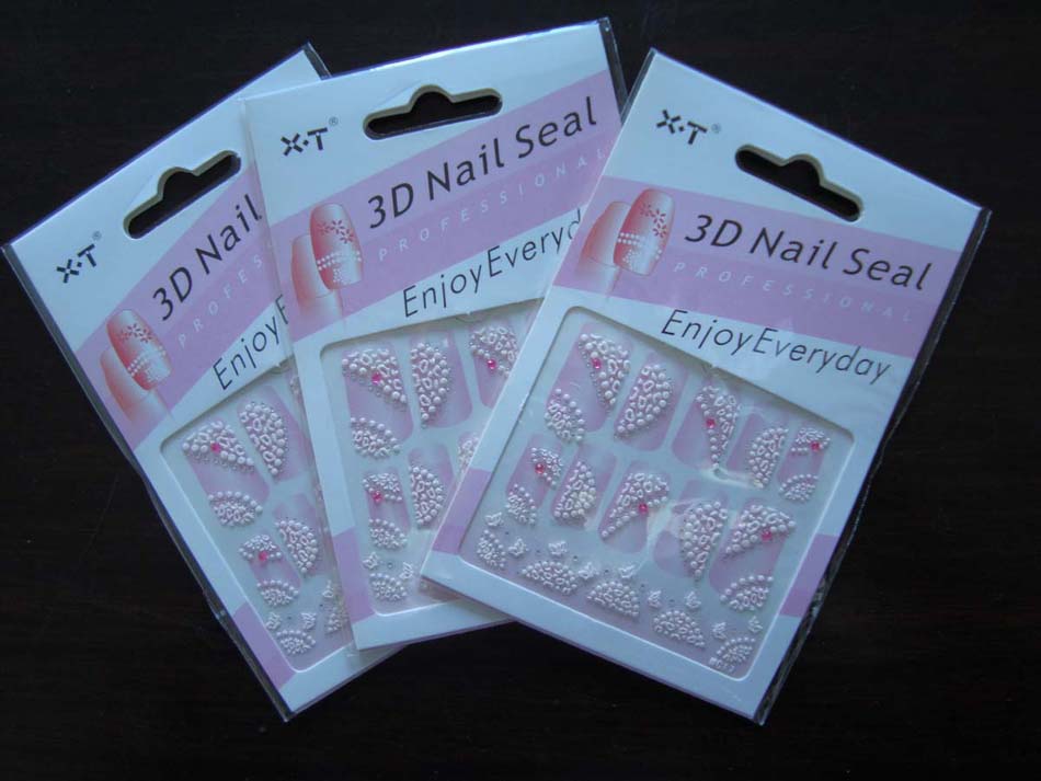 3D nail sticker