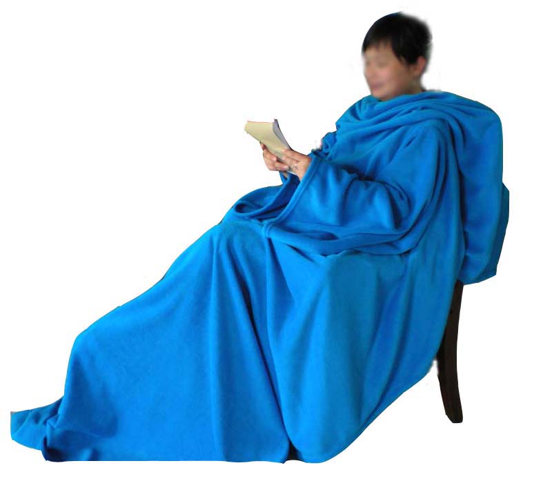 Snuggie blanket with sleeves