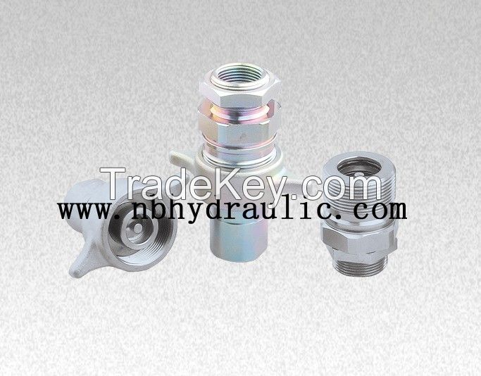 Trailer screw coupling