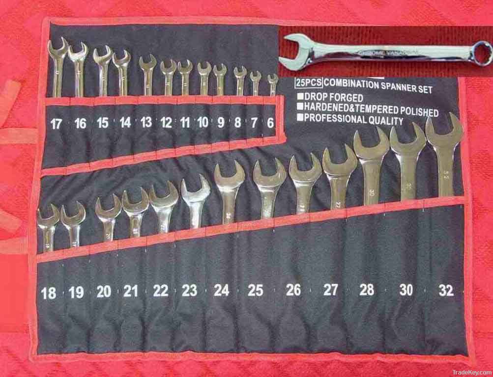 6-32 combination spanner wrench set 25pcs