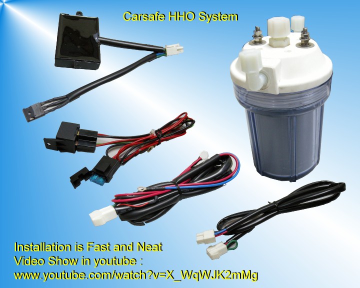 Carsafe HHO Hydrogen System with PWM Electronic Devices