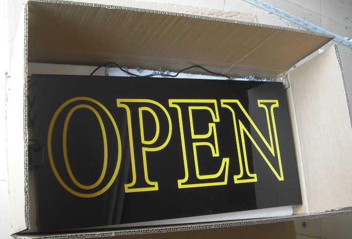 Led open sign, Much brighter than neon sign