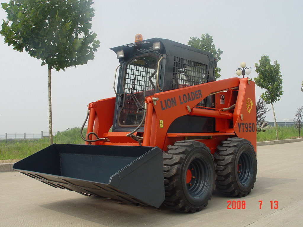 skid steer loader and attchment