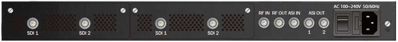 REM7004 MPEG-2/H.264 HDMI/SDI to RF Four-Channel Encoder Modulator DVB-C DVB-T ISDB ATSC