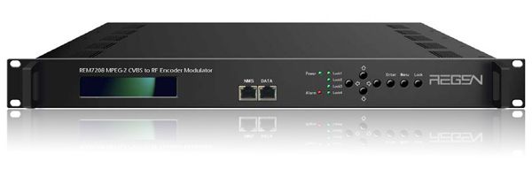 REM7208 CVBS to RF Eight-Channel MPEG-2 SD Encoder Modulator DVB-C modulation