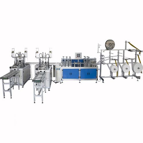High speed ear loop 3ply non-woven disposable mask making machine