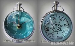 Nautical Blue Dial Clock