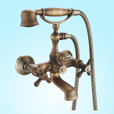 double lever bathtub mixer