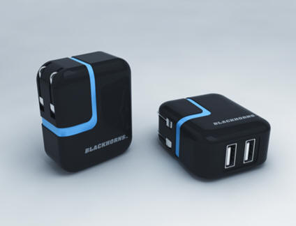 power adapter wiht dual USB power port & dual output current
