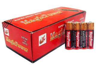 R6C AA carbon zinc battery(Magic Power)