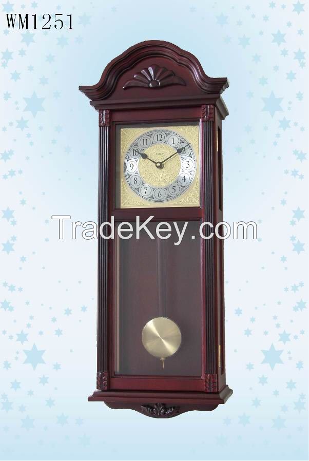 wooden  clock