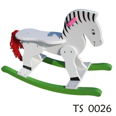 wooden toys rocking horse