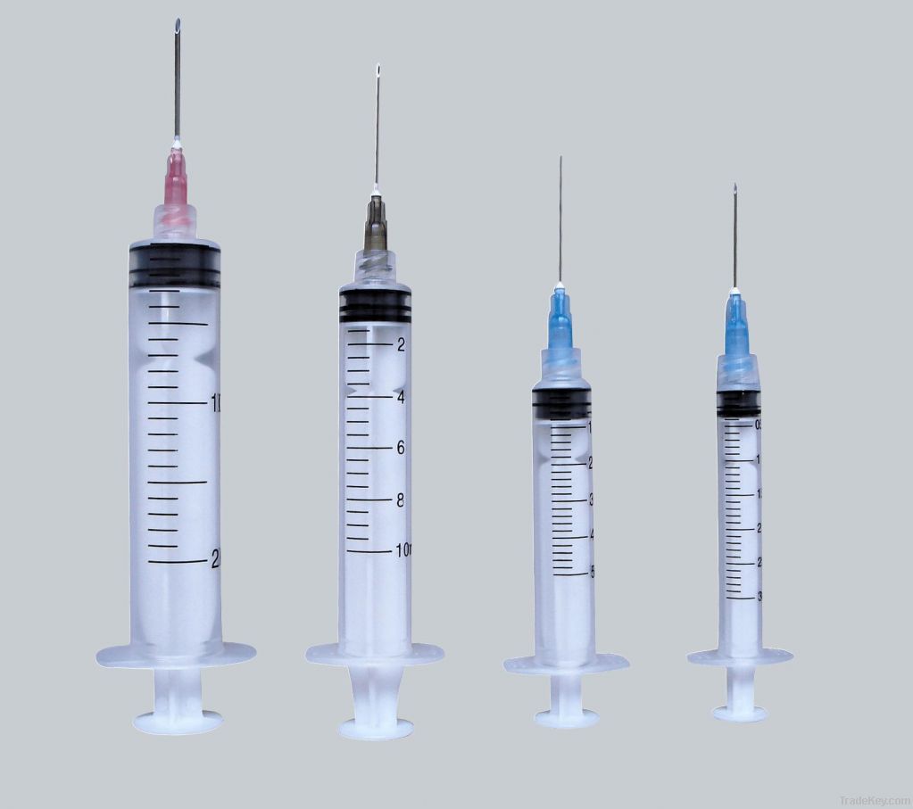 3 parts Disposable Syringe with CE, ISO, FDA