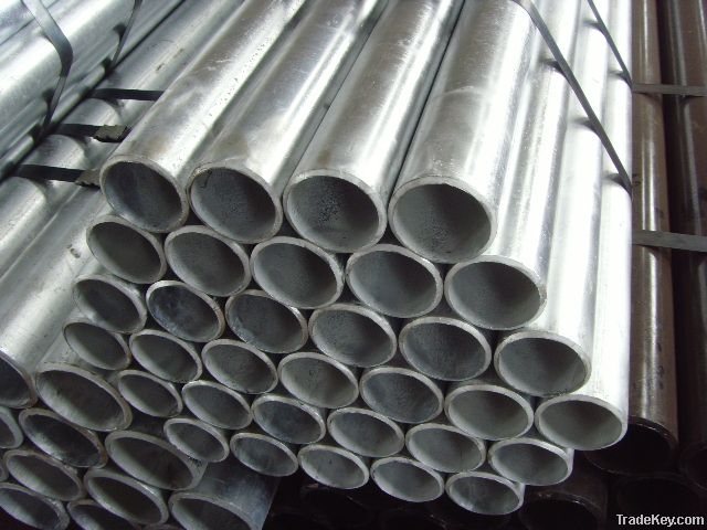 Galvanized steel pipes