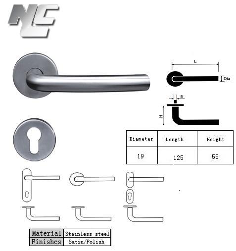 Door handle;Lever handle;Tube handle