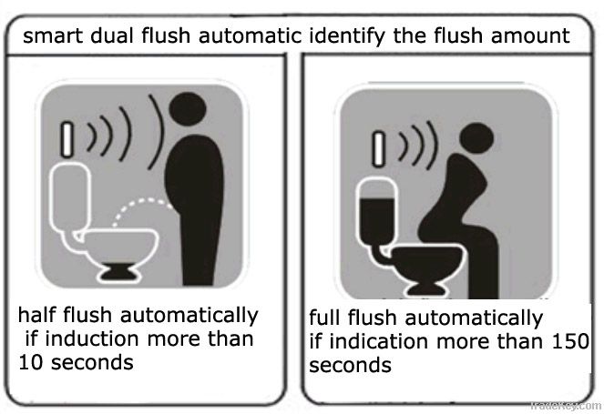 automatic flush toilet sensor