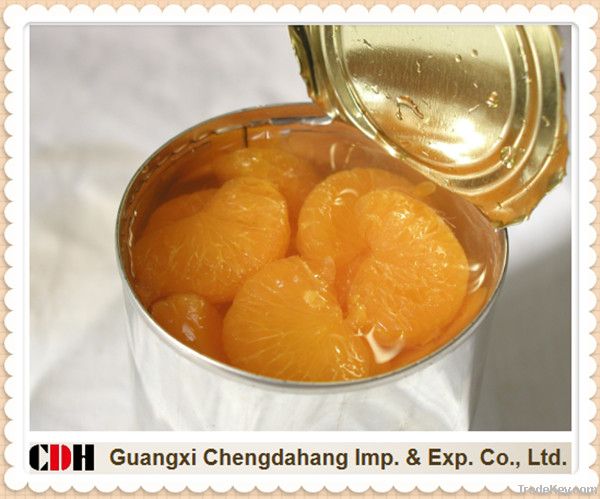 Canned mandarin orange