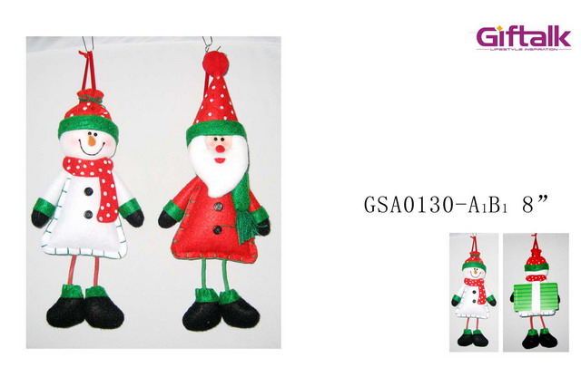 Santa/Snowman gift card holder