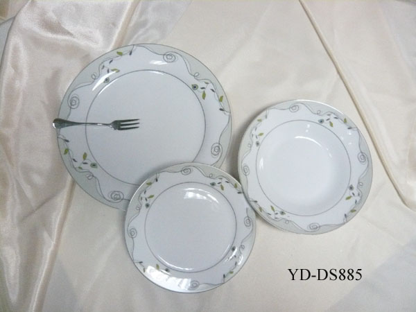 ceramic, porcelain dinner plate