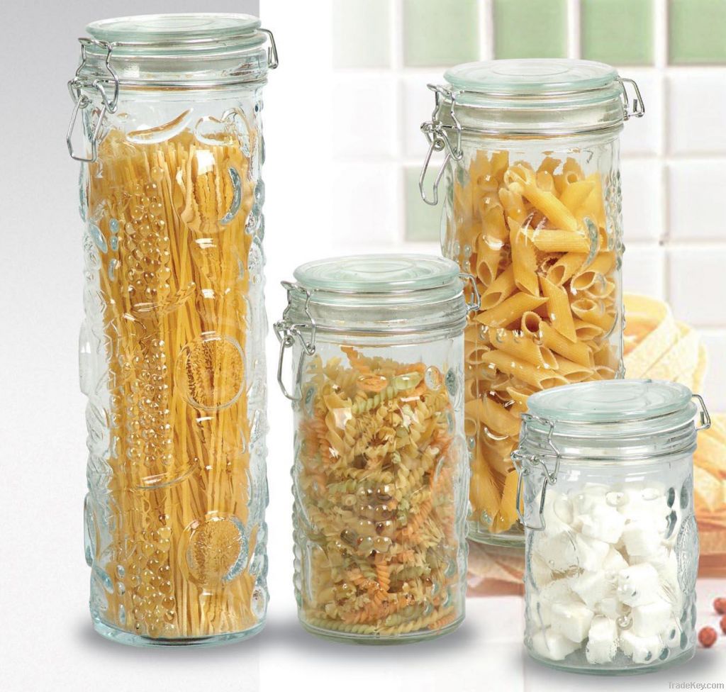 Airtight Preserving Glass Storage Jar