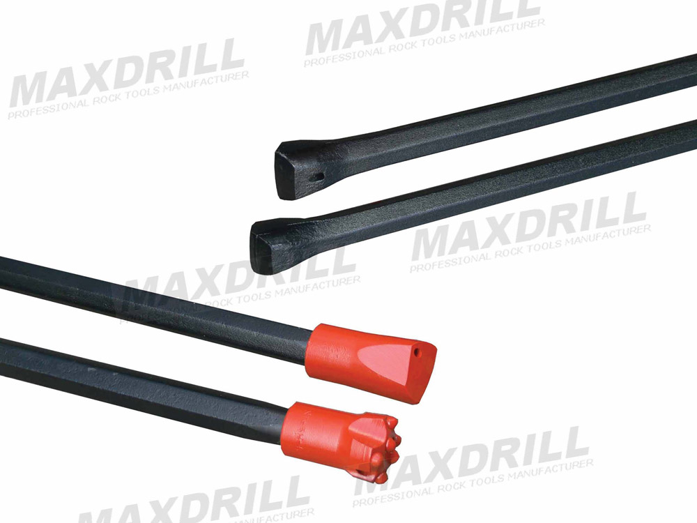 MAXDRILL Integral & Taper drill steel