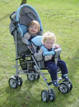 Twin stroller, Baby pram, Twin Tandem Buggy