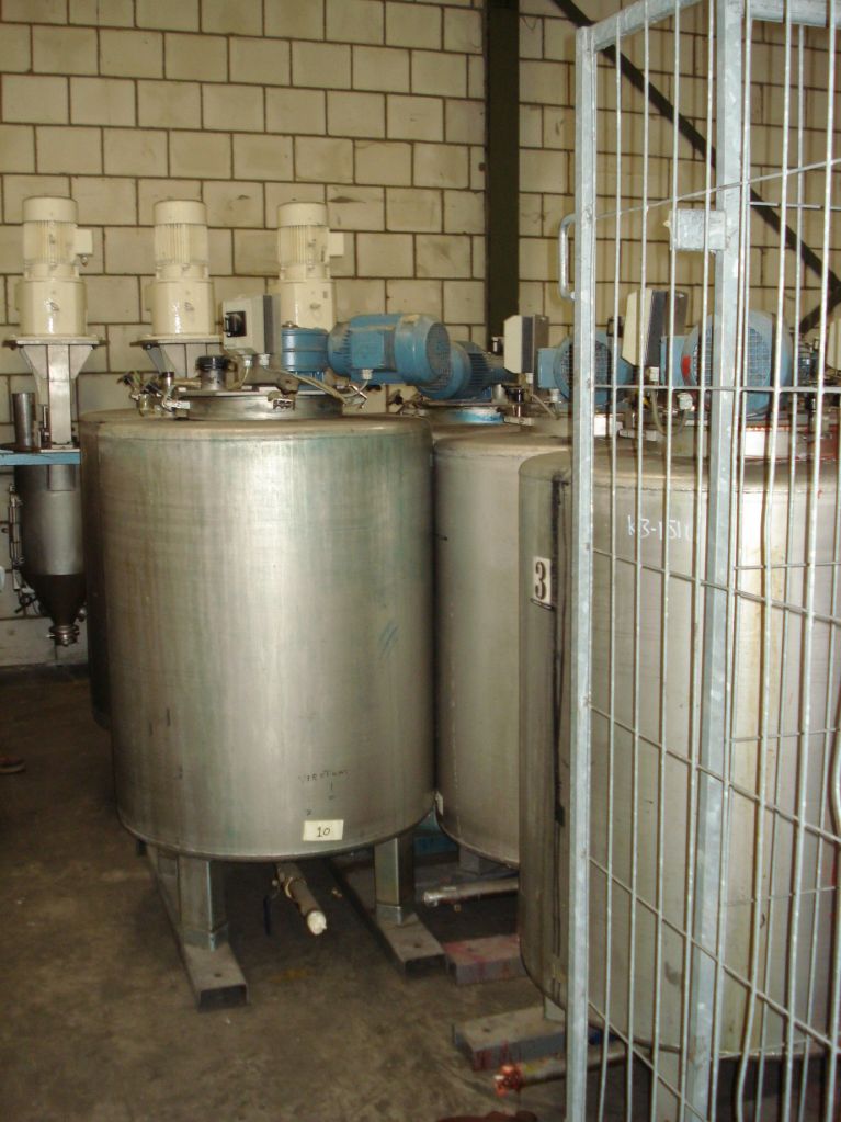 S.Steel tank and Mixer