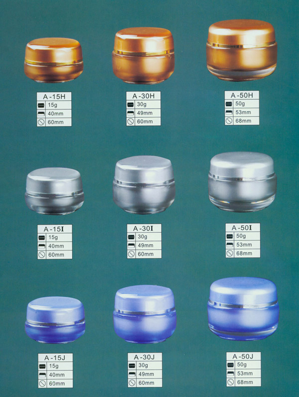 Round Acrylic Jar Series  3