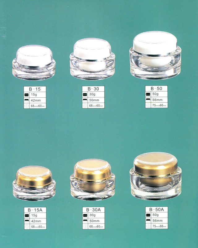 Oval Acrylic Jar Series