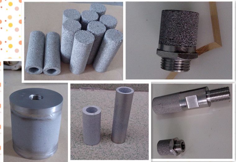 titanium &amp; stainless steel powder sintering filter components