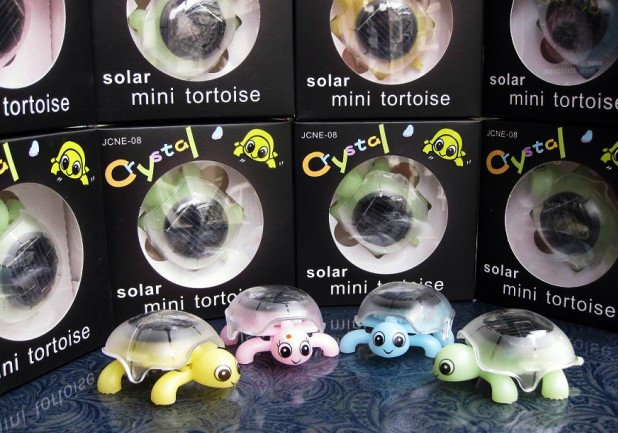 Solar Mini Tortoise, solar energy giftr, solar energy toy insect