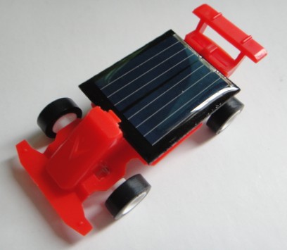 Diy mini Solar Toy car, solar energy powered racing car, F1 hummer toys
