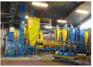 Complete biomass pellet plant