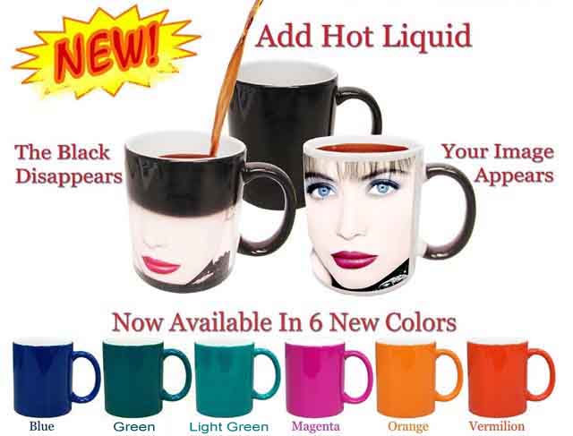 11oz Color Changing Mug (Sublimation Mug, Coated Mug, Photo Mug)