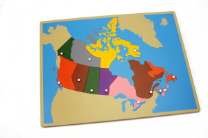 Puzzle maps Canada