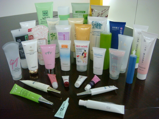 cosmetics packing tube