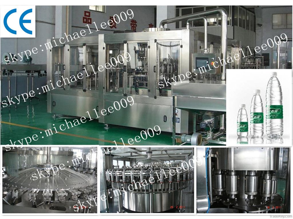 pure or mineral water filling machine