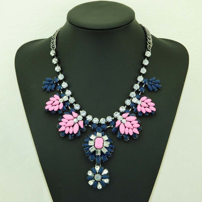 2014 Hot-Sell Women Beaded Charm Necklaces 