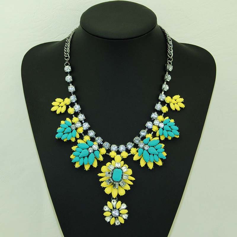 2014 Hot-Sell Women Beaded Charm Necklaces 