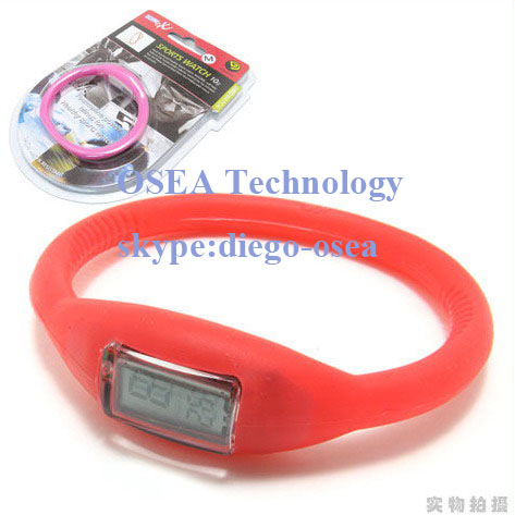 factory price Fashion ion sports Watches, silicon band bracelet
